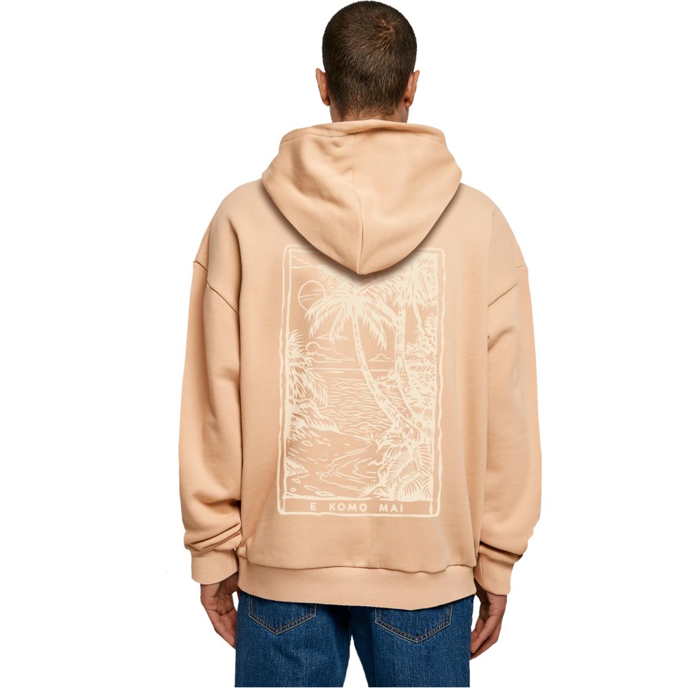 Merchcode - Hawai Oversized Sweat à capuche - Beige